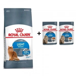 Royal Canin Light Weight Kedi Maması 1,5 Kg + 2 Adet Yaş Mama Hediye