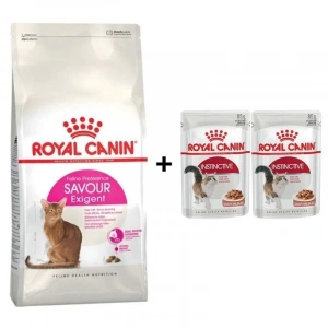 Royal Canin Savour Exigent  Kuru Kedi Maması 4 Kg + 2 Adet Yaş Mama Hediye