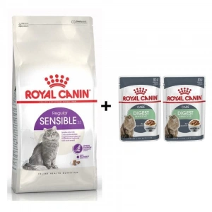 Royal Canin Sensible 33 Kuru Kedi Maması 4 kg + 2 Adet Yaş Mama Hediye