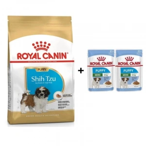 Royal Canin Shih Tzu Puppy Yavru Köpek Maması 1.5 Kg + 2 Adet Yaş Mama Hediye