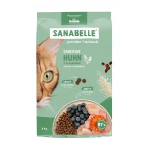 Sanabelle Sensitive With Fresh Poultry Hassas Tüylü Kedi Maması 8 Kg