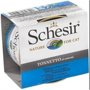Schesir Suda Pişirilmiş Ton Balıklı Yetişkin Kedi Konservesi 85 gr