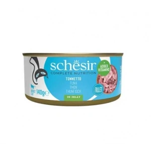 Schesir Tam ve Dengeli Ton Balıklı Jöle İçinde Kedi Konservesi 140g