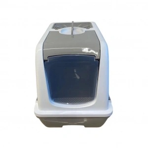 Şenyayla Çekmeceli Orta Boy Kapalı  Kedi Tuvaleti Gri