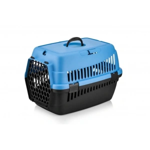 Şenyayla Kedi Köpek Plastik Taşıma Orta Boy Mavi 39*55*36,5 cm