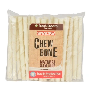 Snacky Beyaz Burgu Çubuk 25 Adet