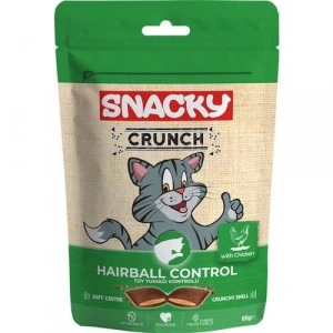 Snacky Crunch Hairball Control Kedi Ödülü Tavuklu 60 Gr