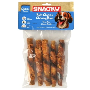 Snacky Füme Tavuk Rulo Köpek Ödül 5li 100 Gr