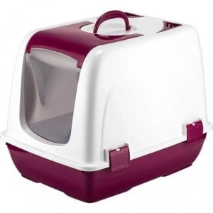 Şenyayla Kapalı Kedi Tuvaleti Bordo 37*40*40 cm