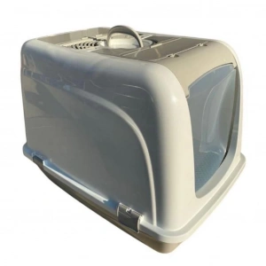 Şenyayla Kapalı Kedi Tuvaleti Büyük Boy Gri 46*66*52 cm