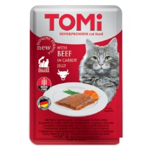 Tomi Pate Dana Etli ve Havuçlu Yetiskin Kedi Konservesi 100 Gr