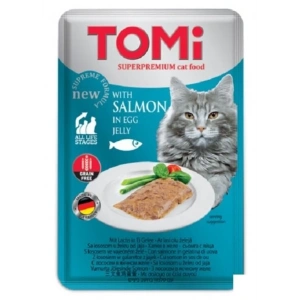 Tomi Pate Somon ve Yumurtalı Yetişkin Kedi Konservesi 100gr