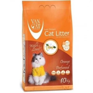 Vancat Portakal İnce Kedi Kumu 10 Kg