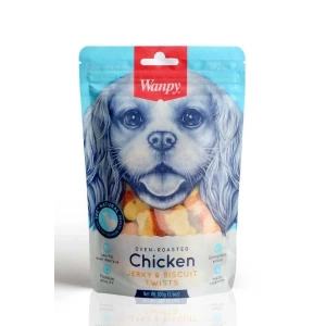 Wanpy Bisküvi Üzeri Tavuk Sargılı 100gr Köpek Ödül