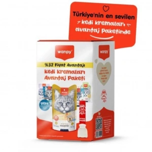 Wanpy Kedi Krema 6 Çeşit Avantaj Paket