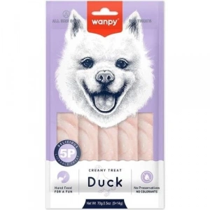 Wanpy Ördekli Krema Köpek Ödülü 5x14 Gr