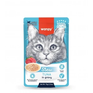 Wanpy Stew Pouch Ton Balıklı Yaş Kedi Maması 70g