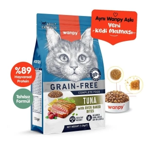 Wanpy Tahılsız Ton Balıklı Yetişkin Kedi Maması 1,5 Kg