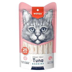 Wanpy Ton Balıklı ve Karidesli Krema Kedi Ödülü 25x14gr