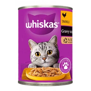 Whiskas Sos İçinde Tavuklu Yetişkin Kedi Konservesi 400 Gr
