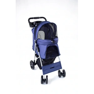 Zampa Favorite Kedi & Köpek Arabası Lacivert 46x78x99cm