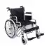 Comfort Plus Tekerlekli Sandalye Beyaz | 55 cm Geniş Oturum, Çift Makaslı Çelik Şase, DM-312