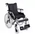 Comfort Plus Tekerlekli Sandalye | Hafif Alüminyum Gövde, Quick Release Tekerlekli, Ayarlanabilir Oturma ve Sırt Gergili DM-Strong 45 cm