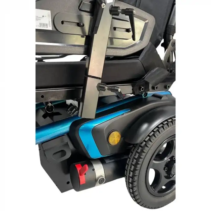 Poylin Akülü Tekerlekli Sandalye Mavi | Manuel Tilt Özellikli, Ayarlanabilir Genişlik, Elektromanyetik Fren P266