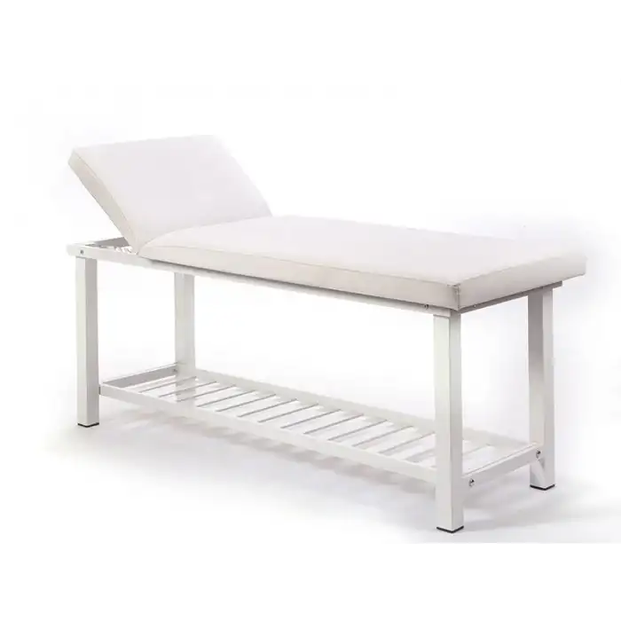 Elit Ekstra Sağlam Sırt Hareketli Bakım Masası Beyaz | Ayarlanabilir Sırt Destekli Dayanıklı 3221