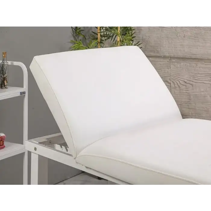 Elit Ekstra Sağlam Sırt Hareketli Bakım Masası Beyaz | Ayarlanabilir Sırt Destekli Dayanıklı 3221