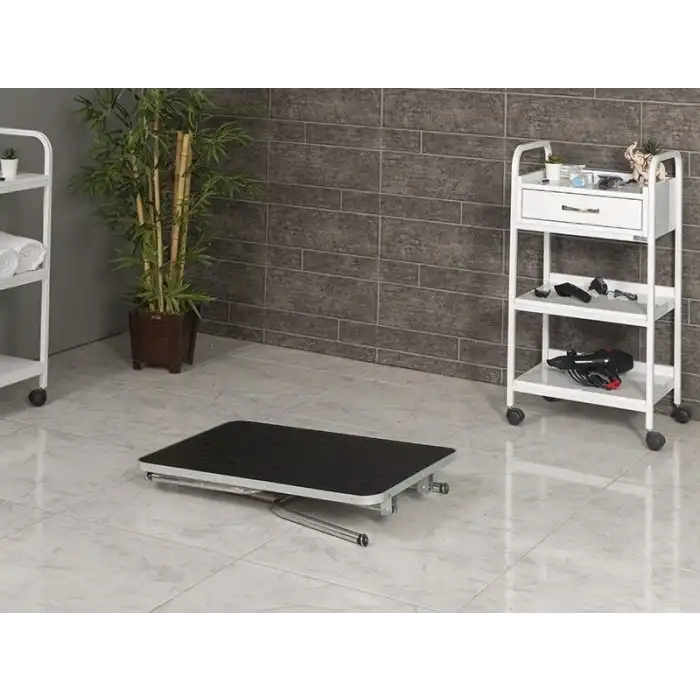 Veteriner Pet Bakım Ve Muayene Masası | Katlanır Ayaklı Kauçuk Üst Yüzeyli Tabla 6003