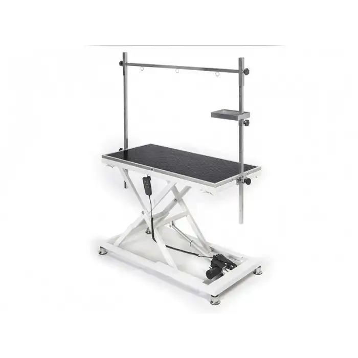 Veteriner Pet Bakım ve Muayene Masası | Elektrikli Yükseklik Hareketli Kauçuk Üst Yüzeyli 6009