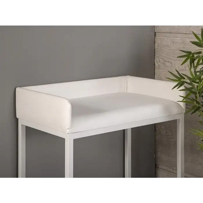 Bebek Alt Açma ve Değiştirme Masası Beyaz | Vinleks Şilteli Korumalıklı Güvenli Tasarım 4706