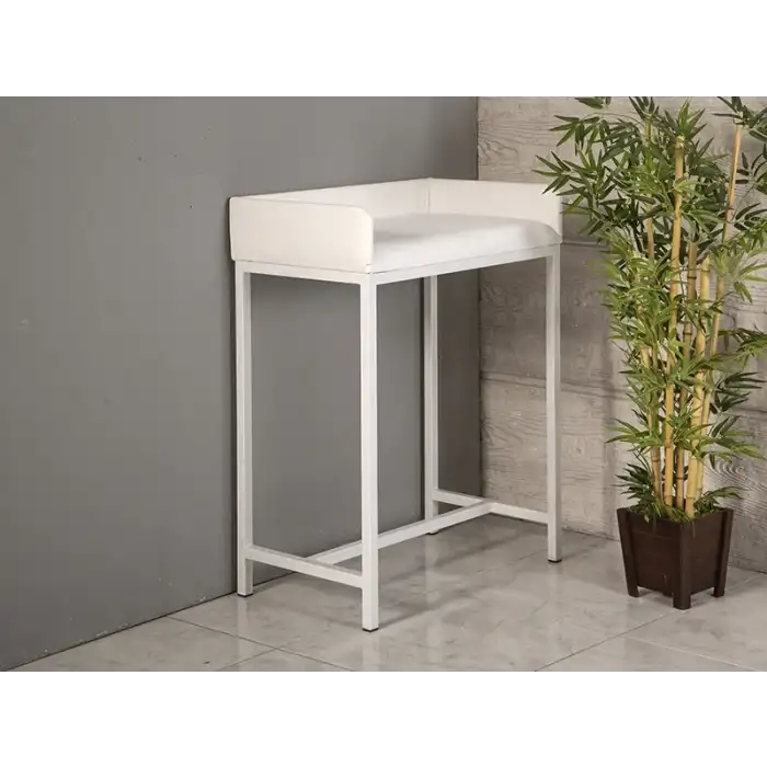 Bebek Alt Açma ve Değiştirme Masası Beyaz | Vinleks Şilteli Korumalıklı Güvenli Tasarım 4706