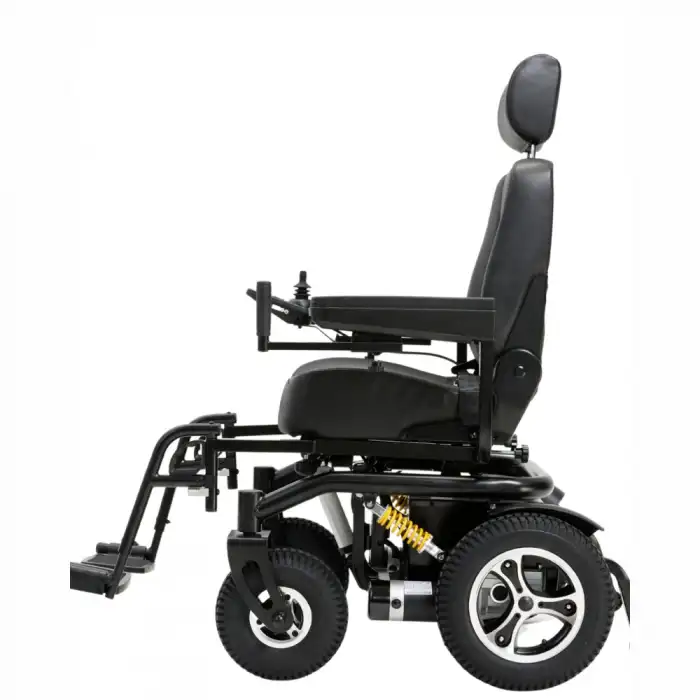Poylin Arazi Tipi Akülü Tekerlekli Sandalye | 25km Menzil Tilt Özellikli 450W Çift Güçlü Motor P264