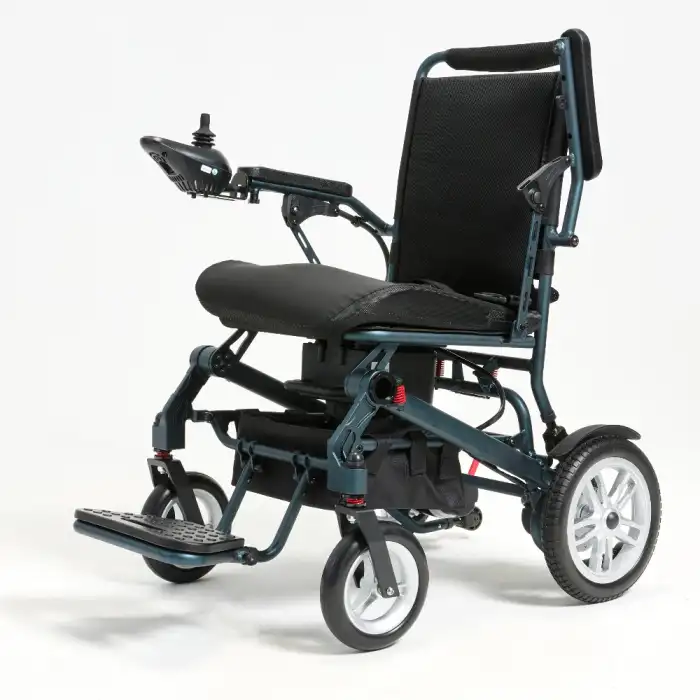 Poylin Ultra Hafif Akülü Tekerlekli Sandalye | 20 Kg Alüminyum Gövde 12AH Lityum İyon Batarya P203