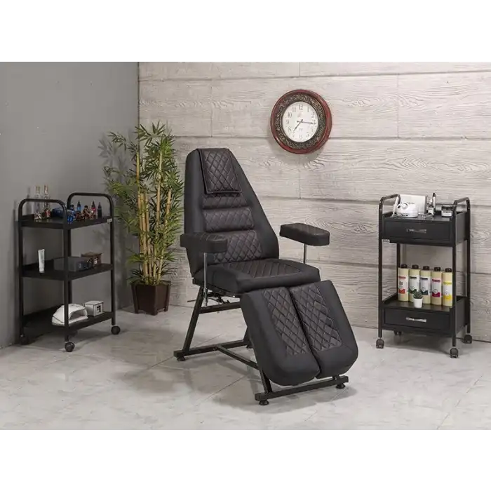 Anka-2 Sırt ve Ayak Kısmı Hareketli Koltuk Siyah | Ergonomik Konforlu Tasarım 2215