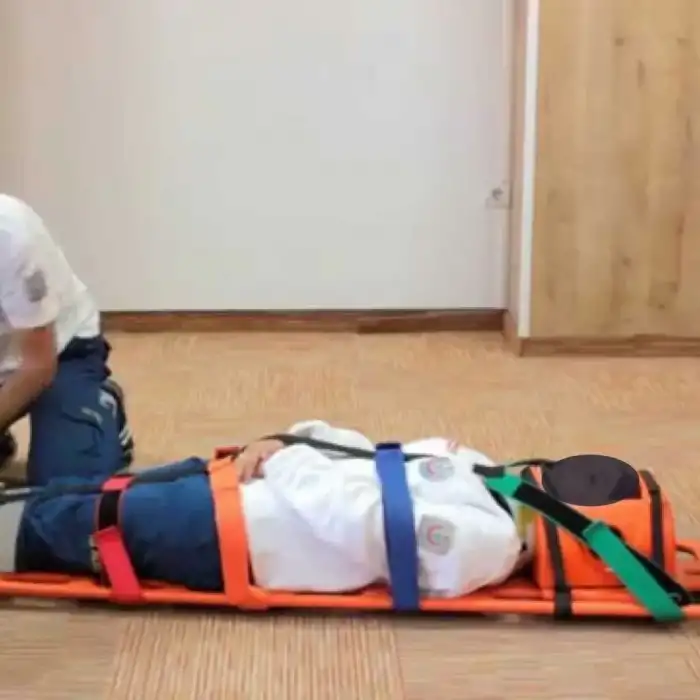 Baş Sabitleyicili Örümcek Kemerli Omurga Tahtası Acil Seti | Taşıma ve Sabitleme Çözümü