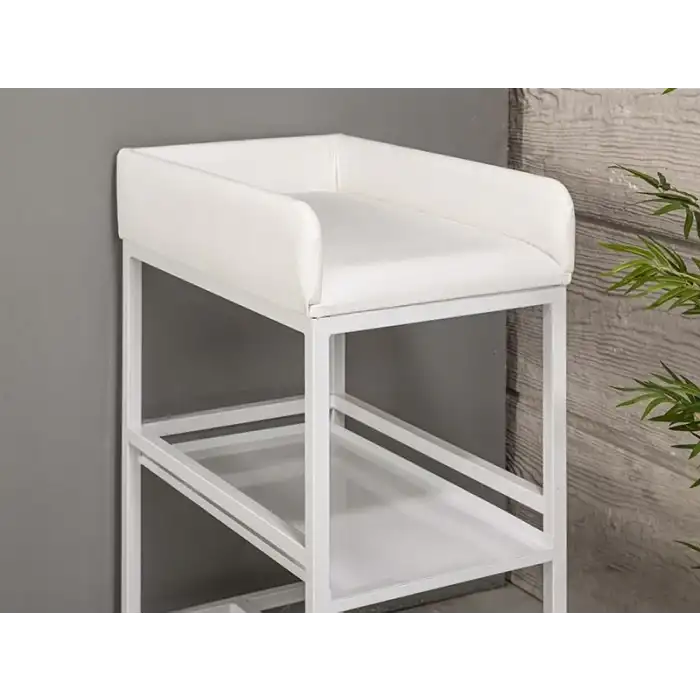 Bebek Alt Açma Alt Değiştirme Ve Kundaklama Masası | Vinleks Şilteli Korumalıklı Metal Gövde 4701