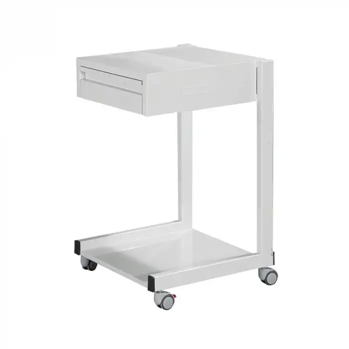 Çekmeceli Cihaz Arabası | Metal Gövde, Antibakteriyel Boyalı, Antistatik Tekerlekli E-234