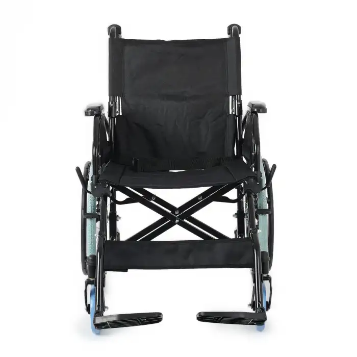 Comfort Plus Çelik Transfer Tekerlekli Sandalye | Katlanabilir, Emniyet Kemerli ve Refakatçi Frenli DM-863-20