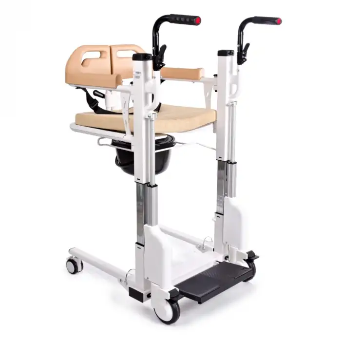 Comfort Plus Tuvaletli Tekerlekli Sandalye (Motorlu) | Uzaktan Kumandalı, Yükseklik Ayarlı, Katlanabilir Gövde DM-170