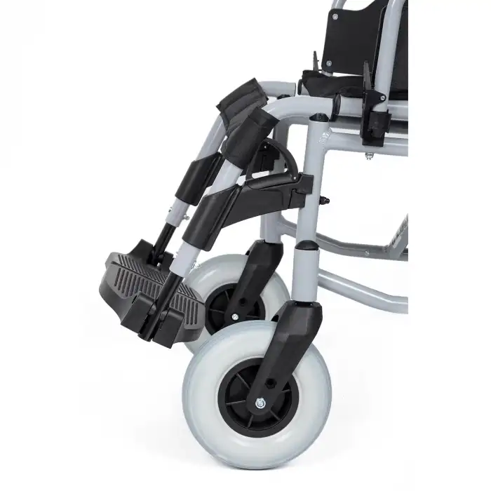 Comfort Plus Transfer Tekerlekli Sandalye Silver | 45 cm Oturum, Alüminyum Gövde, Katlanabilir Sırtlı DM-337