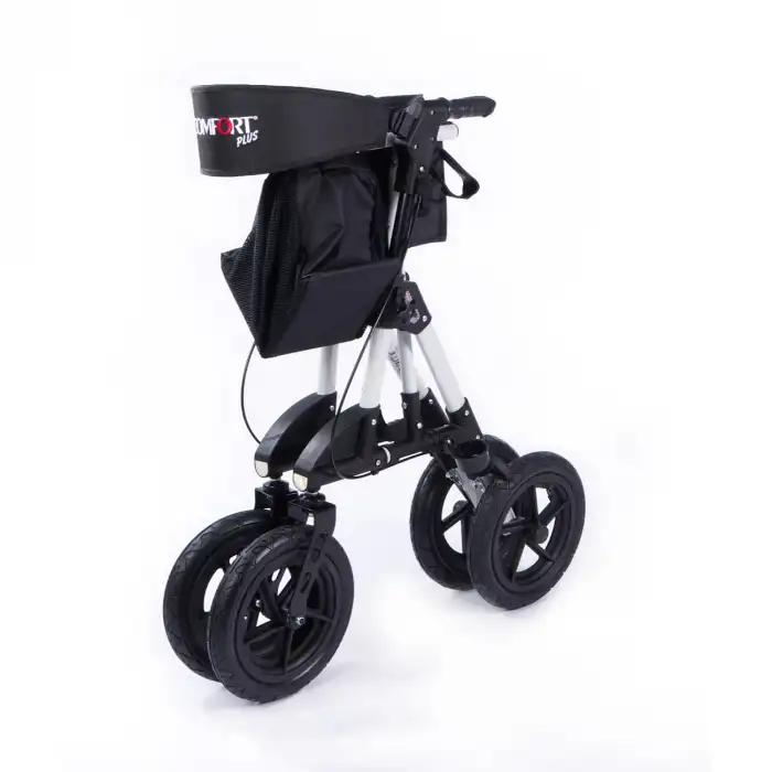 Comfort Plus Rolatör Yürüteç | Büyük Tekerlekli, Alüminyum Şase, Transfer Sandalyeli DM-800