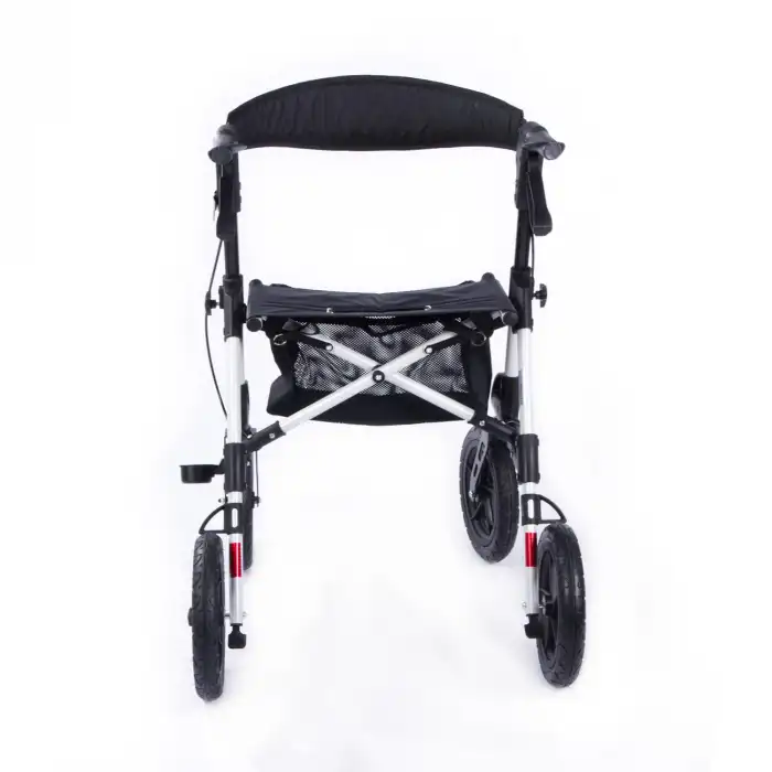 Comfort Plus Rolatör Yürüteç | Büyük Tekerlekli, Alüminyum Şase, Transfer Sandalyeli DM-800