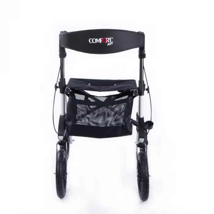 Comfort Plus Rolatör Yürüteç | Büyük Tekerlekli, Alüminyum Şase, Transfer Sandalyeli DM-800