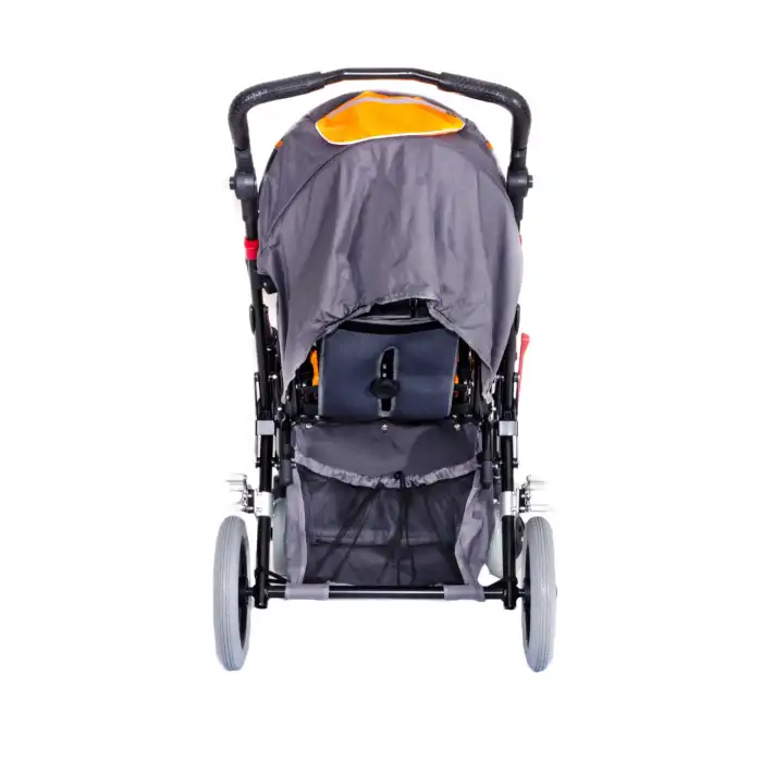 Comfort Plus Engelli Puseti Turuncu | Alüminyum Şase, İki Yönlü Ayarlanabilir Koltuk, 35 cm Oturum Genişliği, DM-8001 BUGGY