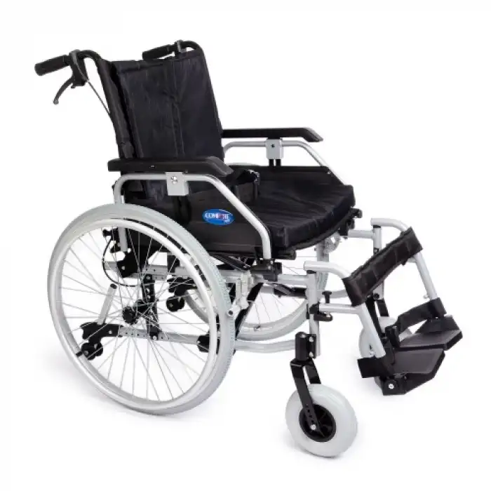 Comfort Plus Tekerlekli Sandalye | Geniş Oturumlu, Hafif Alüminyum Gövde, Quick Release Tekerlekli DM-Strong 50 cm
