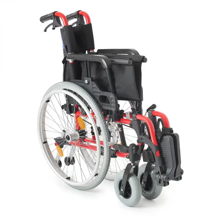 Comfort Plus Hafif Alüminyum Tekerlekli Sandalye | Katlanabilir ve Quick Release Özellikli DM-326