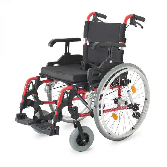 Comfort Plus Hafif Alüminyum Tekerlekli Sandalye | Katlanabilir ve Quick Release Özellikli DM-326